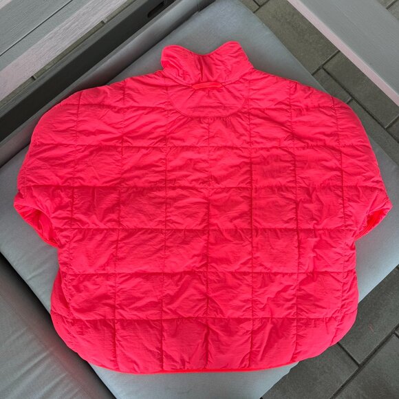 NWT Free People Pippa Packable Puffer Jacket Hot Watermelon FP Movement Medium - Picture 8 of 11